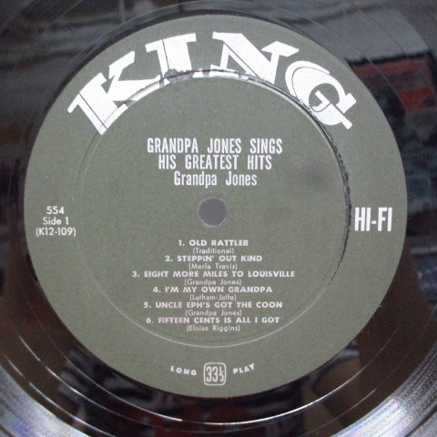 GRANDPA JONES (グランパ・ジョーンズ) - Sings His Greatest Hits (US オリジナル・モノラル LP/2ndプレス・ジャケ)
