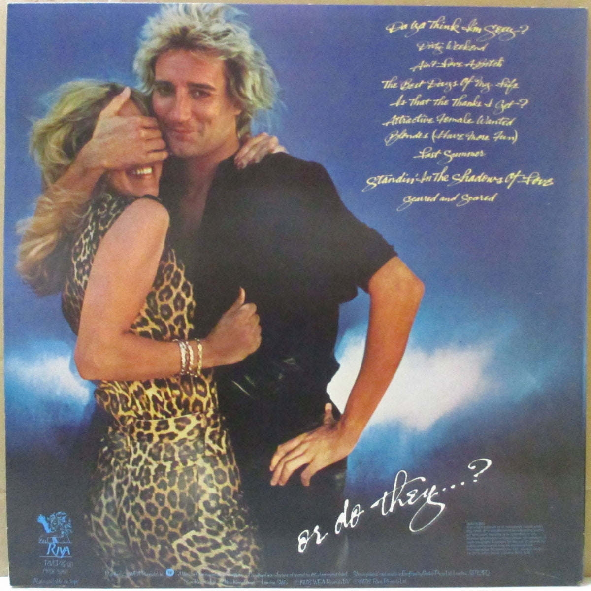 ROD STEWART (ロッド・スチュワート) - Blondes Have More Fun (UK オリジナル LP/見開きジャケ)