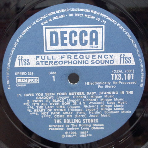 ROLLING STONES (ローリング・ストーンズ) - Big Hits (High Tide And Green Grass) (UK 70's Re Stereo #2/CGS)