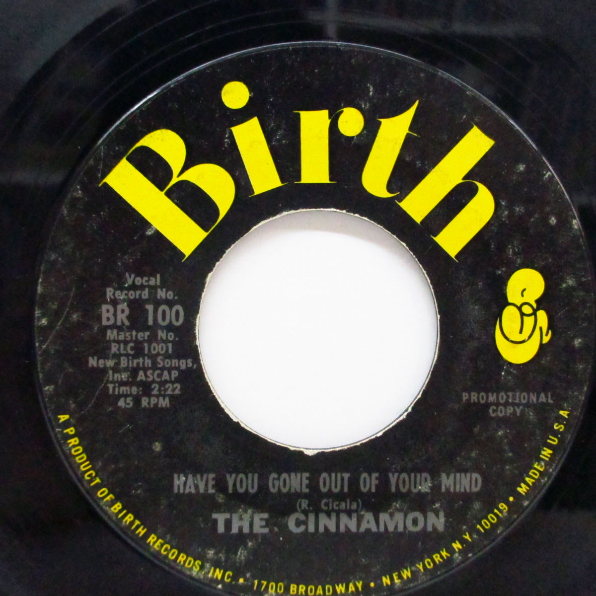 CINNAMON (シナモン) - Oh Elaina (Black Sheep Of My Mind) (US Promo 7")