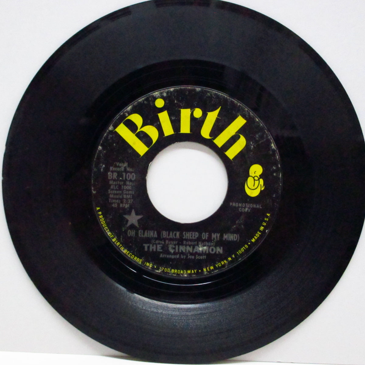 CINNAMON (シナモン) - Oh Elaina (Black Sheep Of My Mind) (US Promo 7")