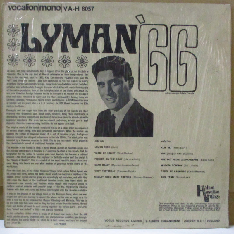 ARTHUR LYMAN (アーサーライマン)  - Lyman '66 (UK オリジナル・モノラル LP/両面コーティング・ジャケ)