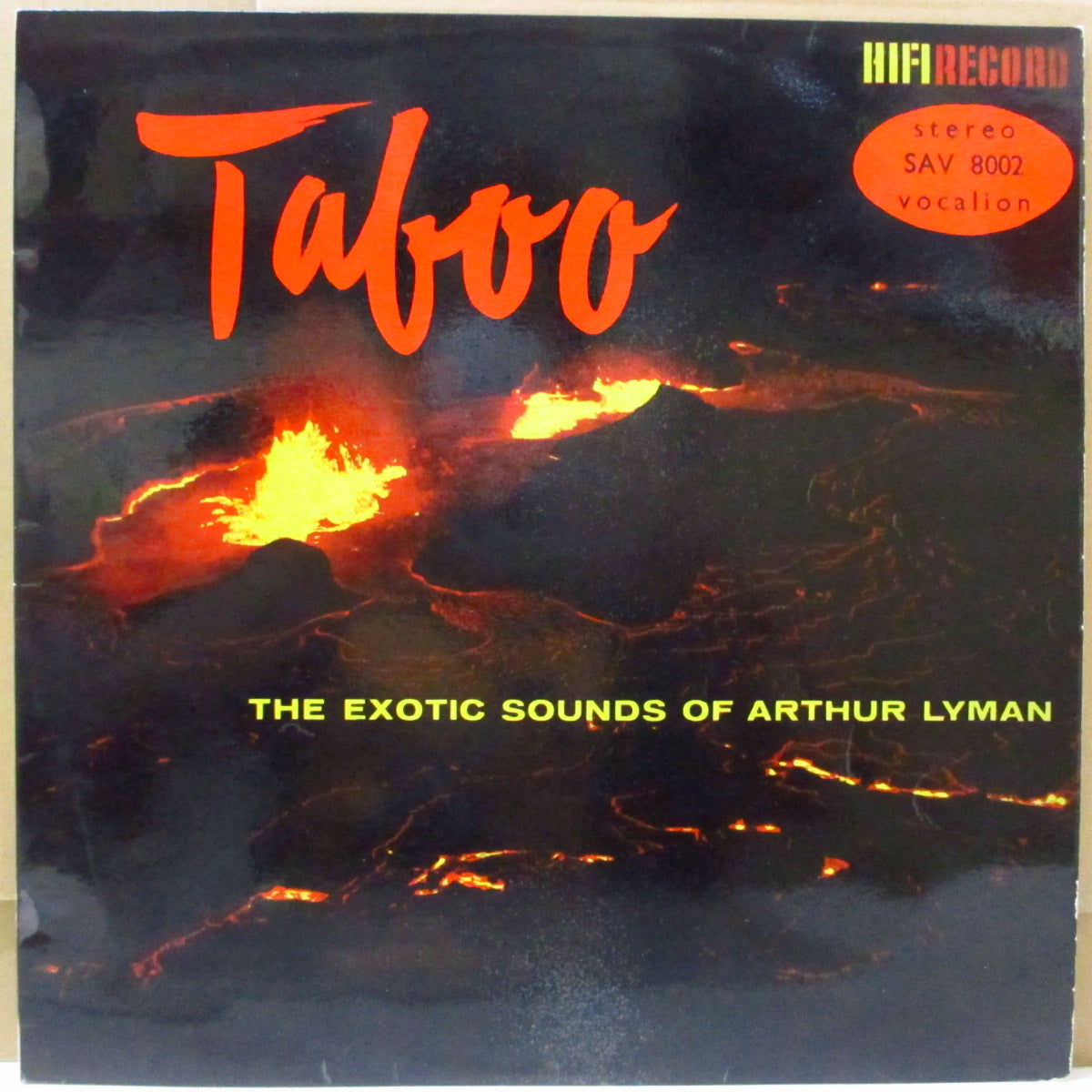 ARTHUR LYMAN (アーサーライマン) - Taboo ! (UK '68 再発ステレオ LP/両面コーティング折り返しジャケ)