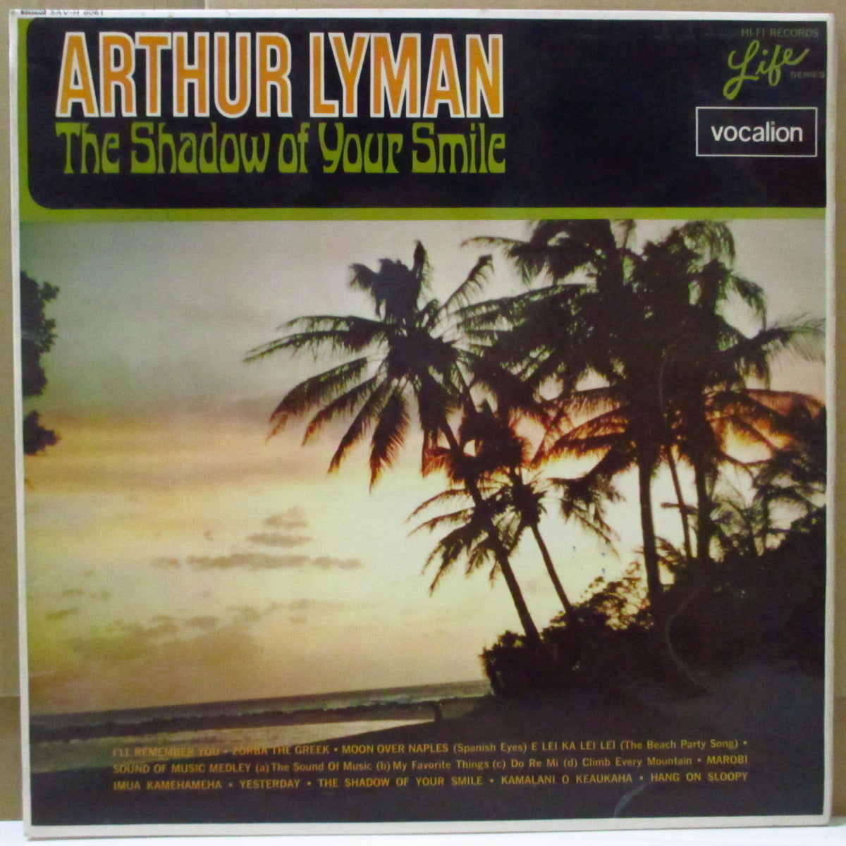 ARTHUR LYMAN (アーサーライマン) - The Shadow Of Your Smile (UK オリジナル・ステレオ LP/表面コーティング・ジャケ)