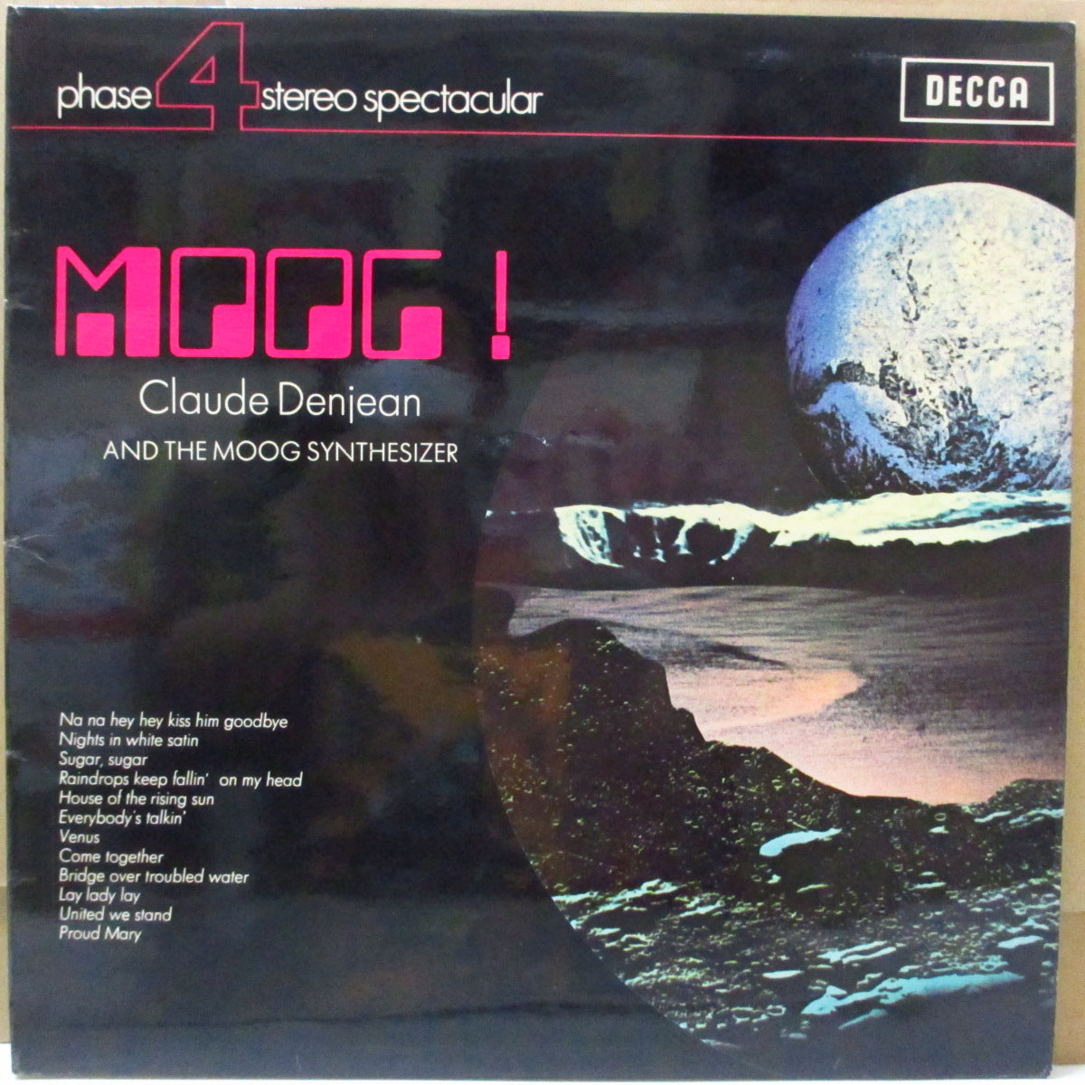 CLAUDE DENJEAN (クロード・デンジャン) - Moog ! (UK オリジナル・ステレオ LP/表面コーティング・ジャケ)