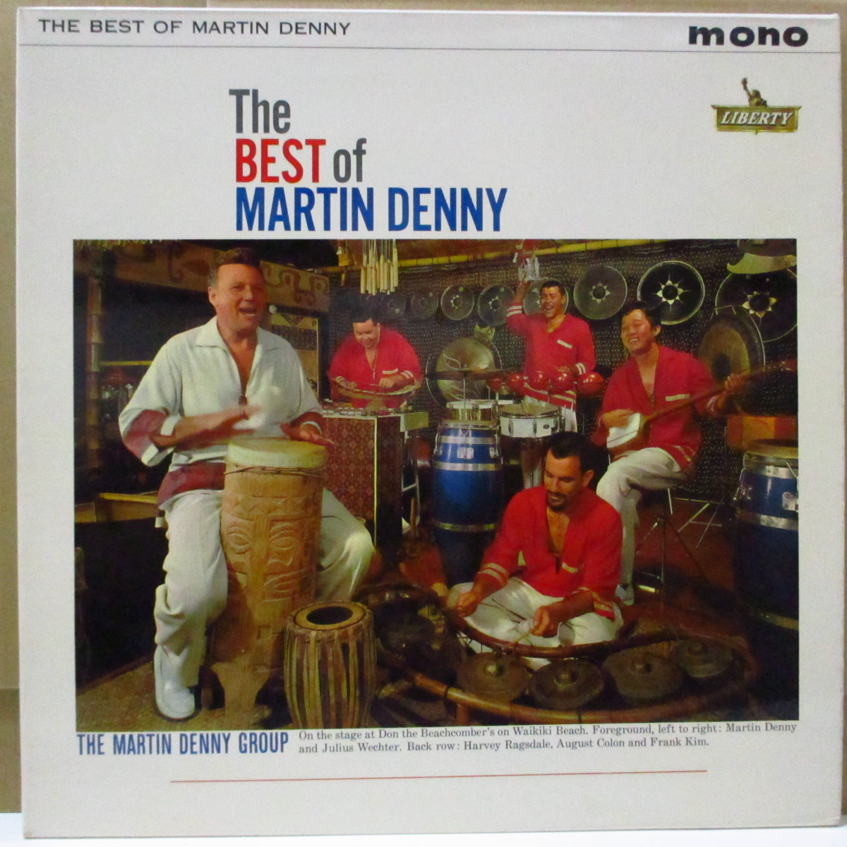 MARTIN DENNY (マーティン・デニー) - The Best Of Martin Denny (UK オリジナル・モノラル LP/表面コーティング3面折り返しジャケ)