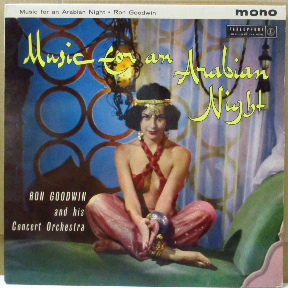 RON GOODWIN & His Orchestra (ロン・グッドウィン) - Music For An Arabian Night (UK オリジナル・モノラル LP/表面コーティング3面折り返しジャケ)