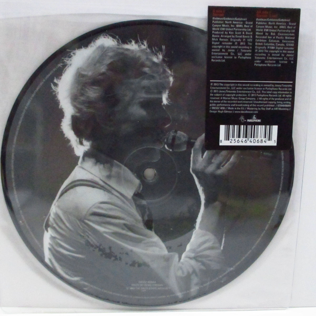 DAVID BOWIE - Sorrow (Original Single Mix) (EU '14 Ltd.Pucture 7"+Stickered PVC)