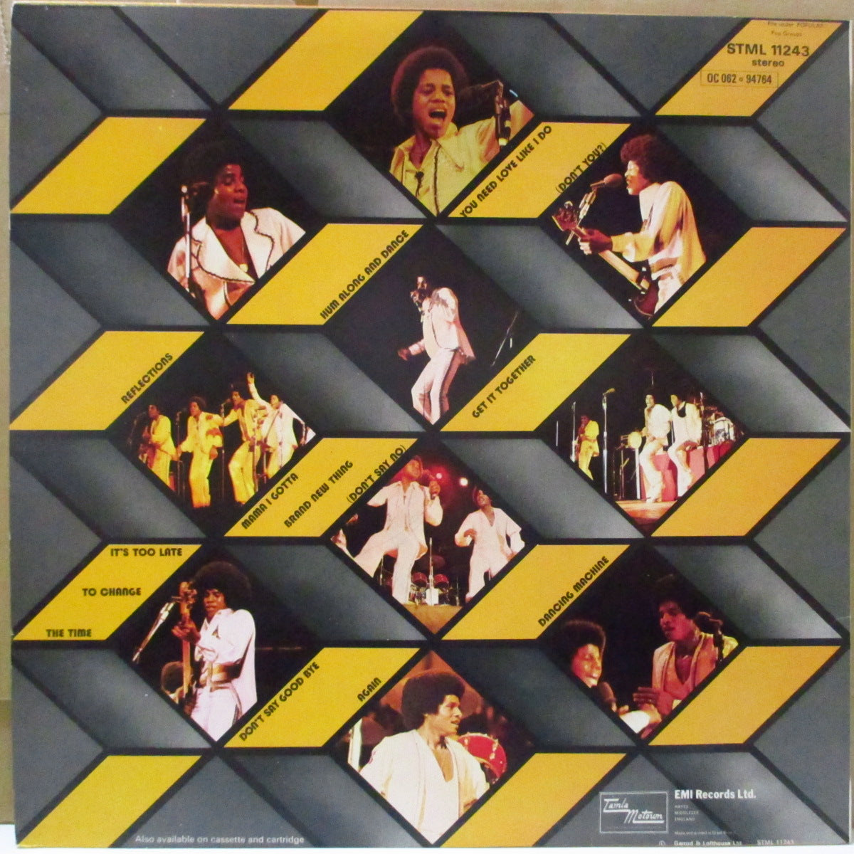 JACKSON 5 (ジャクソン・ファイヴ) - G.I.T. - Get It Together (UK オリジナル・ステレオ LP/文字くり抜きジャケ)