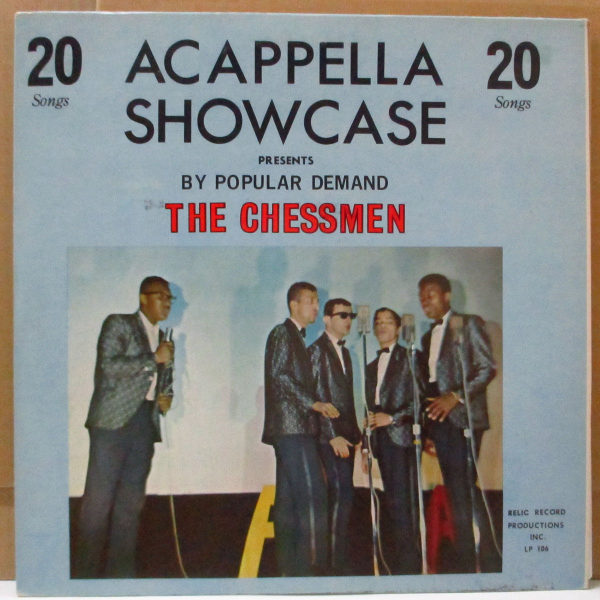 CHESSMEN (チェスメン) - Acappella Showcase (US Orig.Light Brown Label LP)