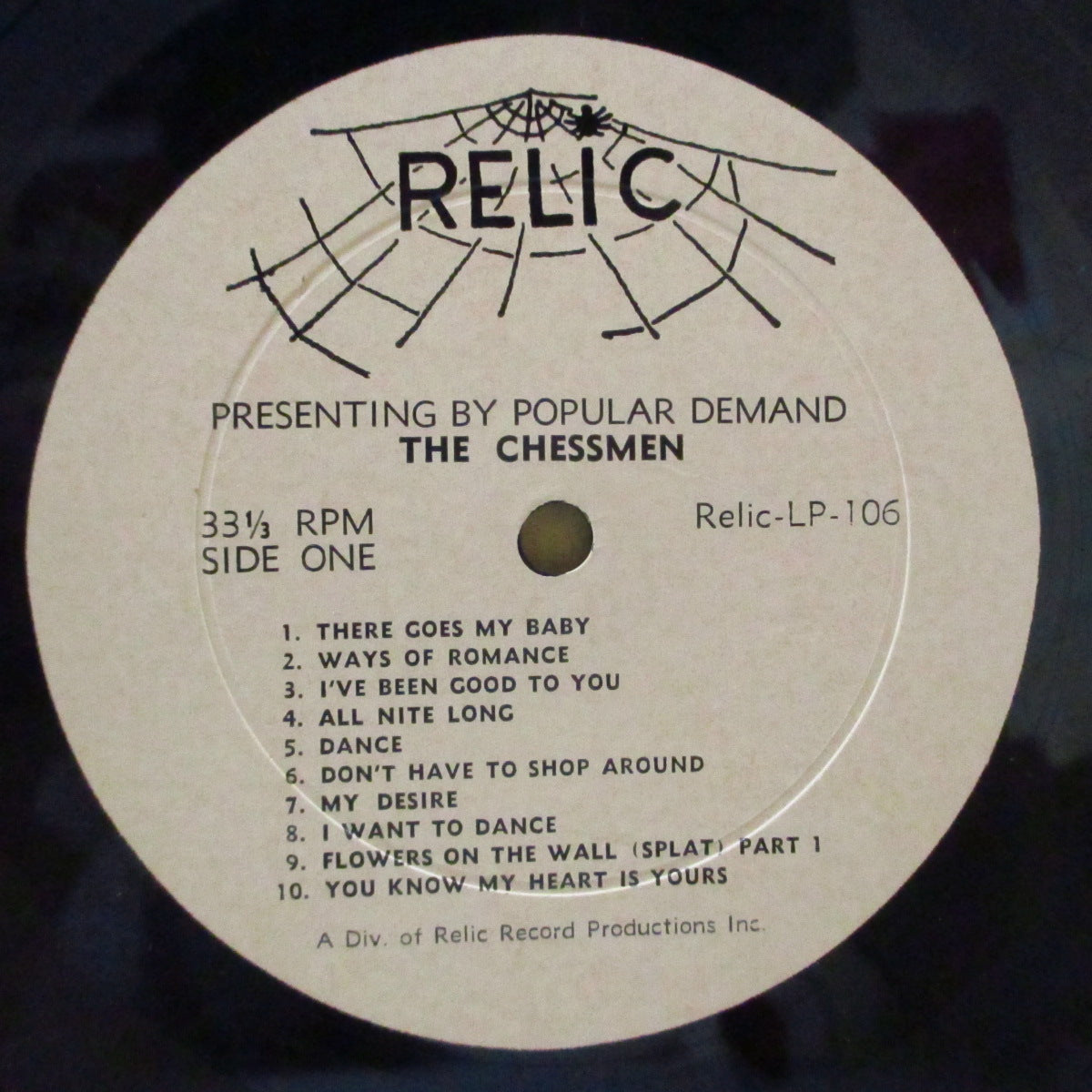 CHESSMEN (チェスメン) - Acappella Showcase (US Orig.Light Brown Label LP)