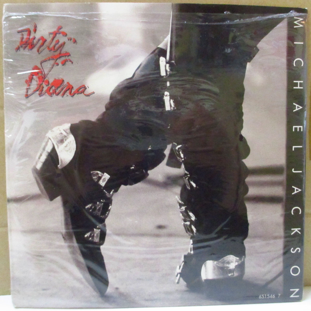 MICHAEL JACKSON (マイケル・ジャクソン) - Dirty Diana (UK オリジナル「紙ラベ」7"+限定紙製スタンドアップ・フィギュア/光沢固紙ジャケ)