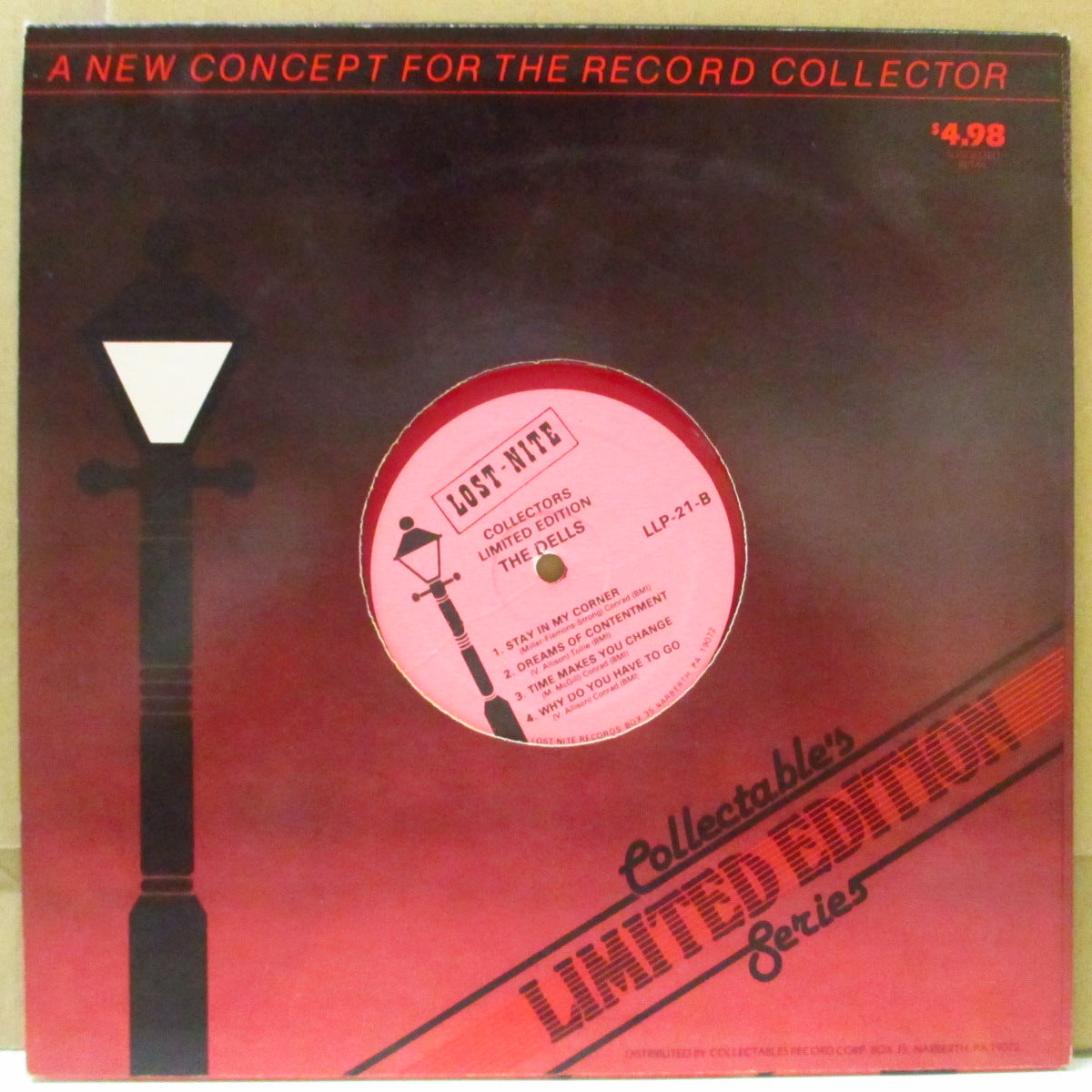 DELLS (デルズ) - The Best of The Dells (US Ltd.1000 Red Vinyl 10" MLP)