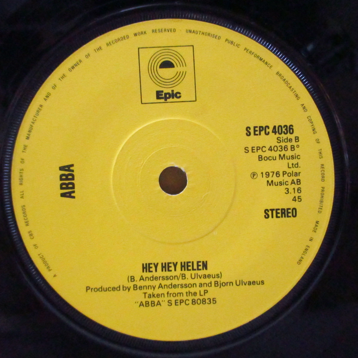 ABBA (アバ) - Fernando (UK オリジナル 7")