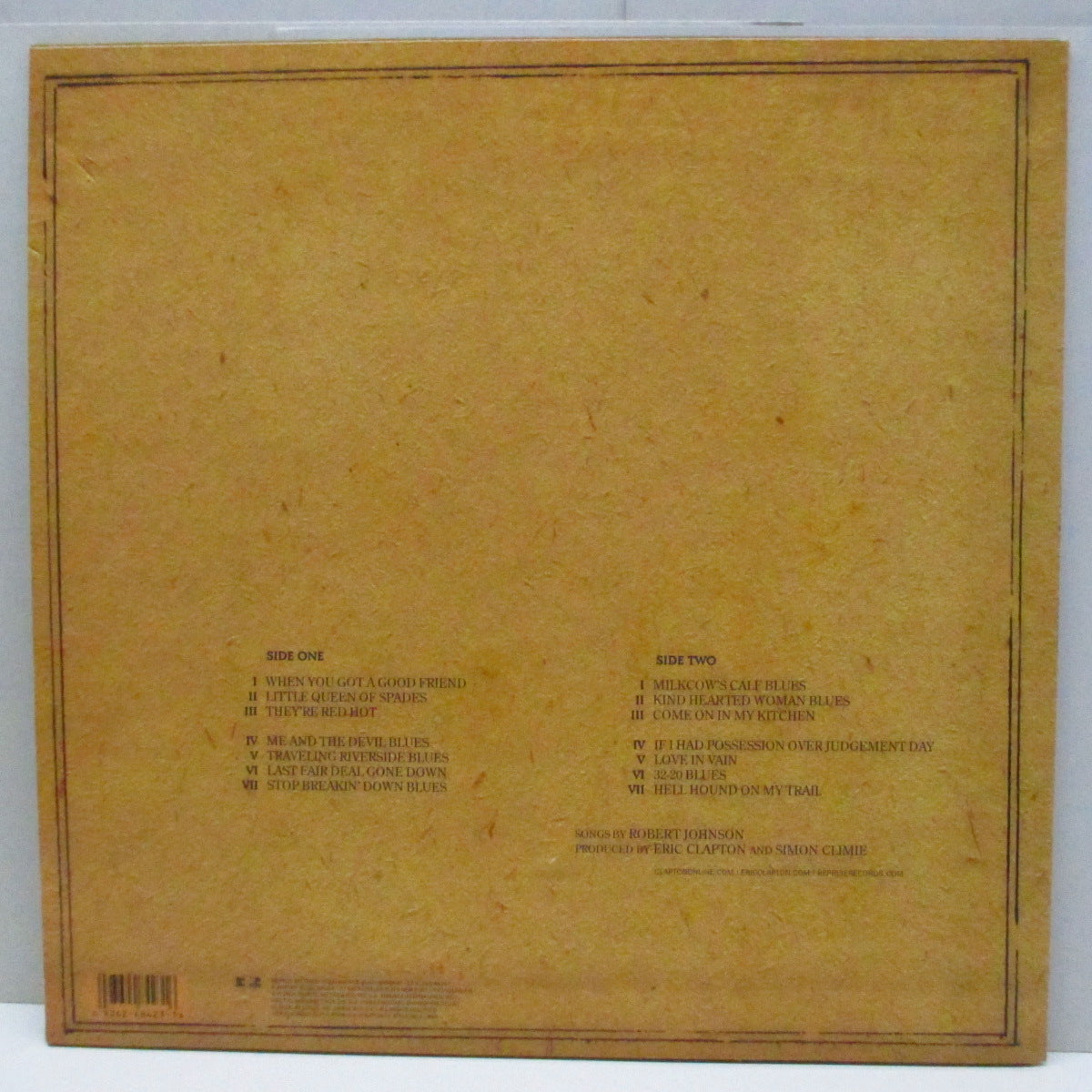 ERIC CLAPTON (エリック・クラプトン) - Me And Mr Johnson (US Orig.LP+Insert)