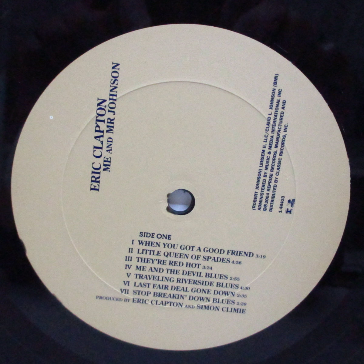 ERIC CLAPTON (エリック・クラプトン) - Me And Mr Johnson (US Orig.LP+Insert)