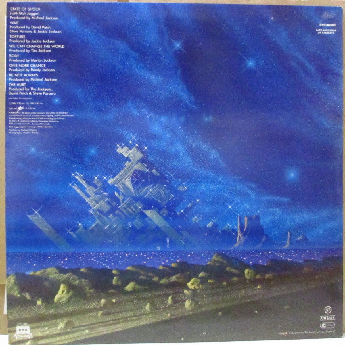 JACKSONS (ジャクソンズ) - Victory (UK オリジナル LP/光沢見開きジャケ)