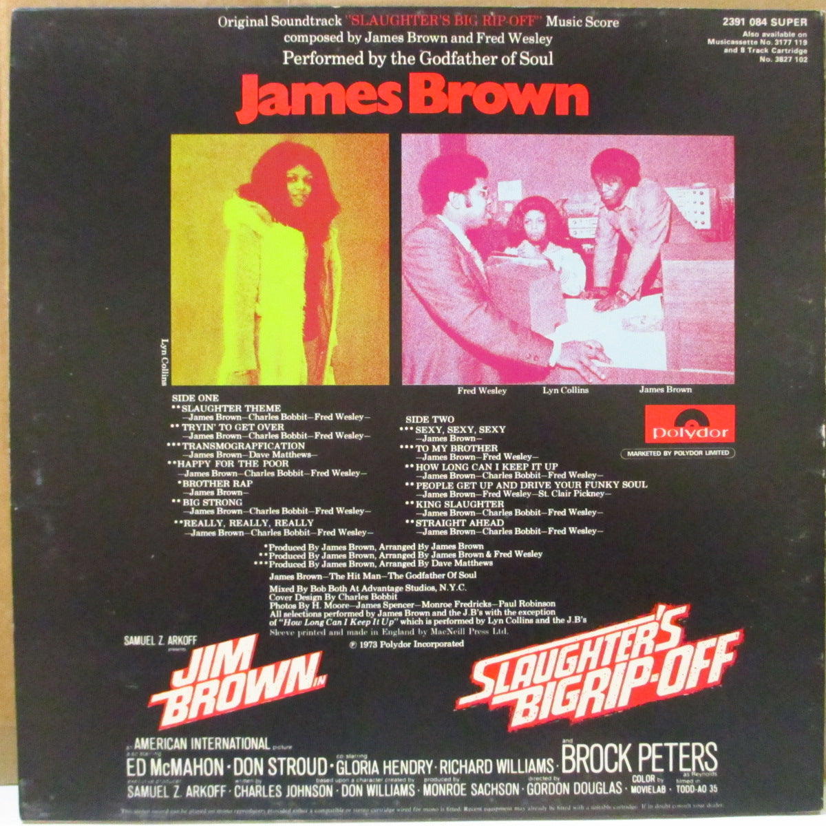 JAMES BROWN (ジェイムス・ブラウン) - Slaughter's Big Rip-Off (UK Orig.Stereo LP)