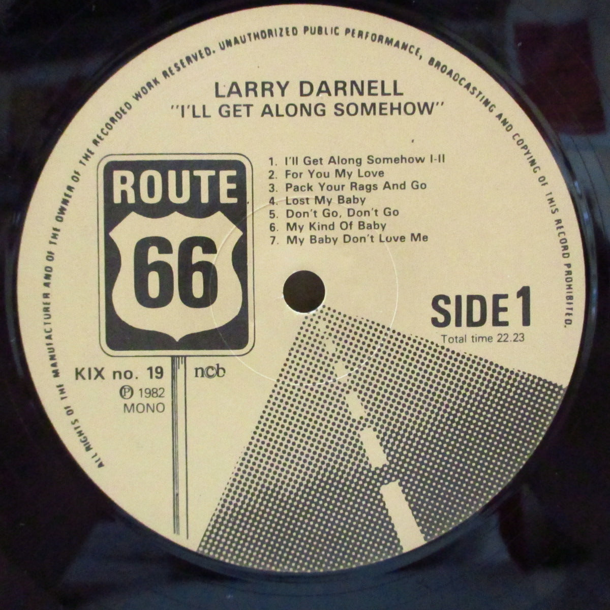 LARRY DARNELL (ラリー・ダーネル) - I'll Get Along Somehow (Sweden Orig.Mono LP+Inner)