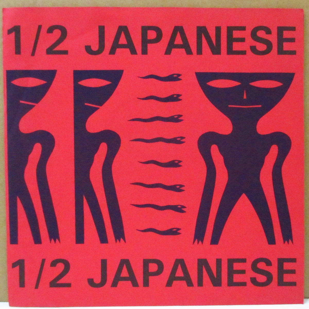 HALF JAPANESE (ハーフ・ジャパニーズ) - Postcard +4 (US Orig.Black Vinyl 7"/Red PS)