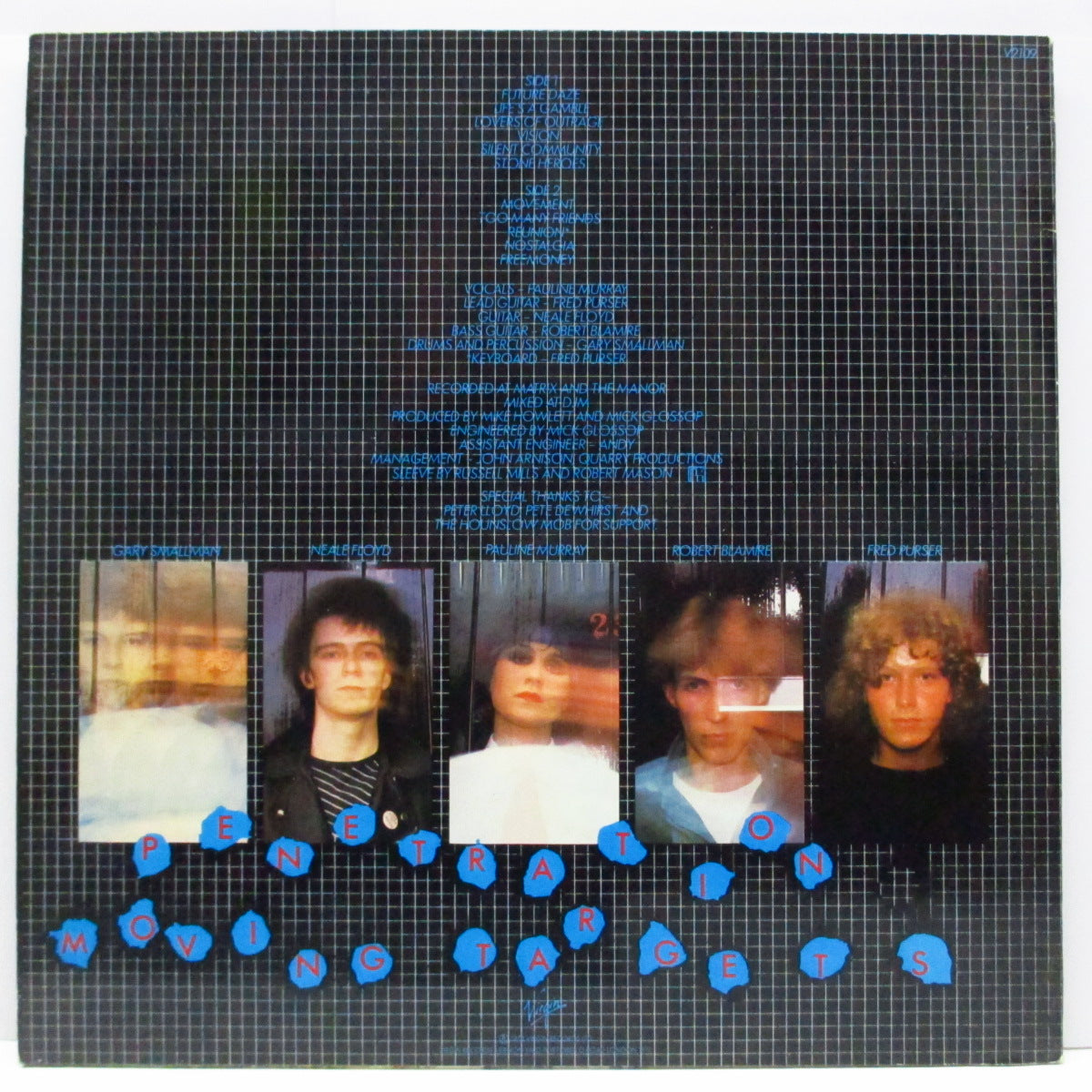 PENETRATION (ペネトレイション) - Moving Targets (UK オリジナル「ブラックヴァイナル」LP/光沢ジャケ)