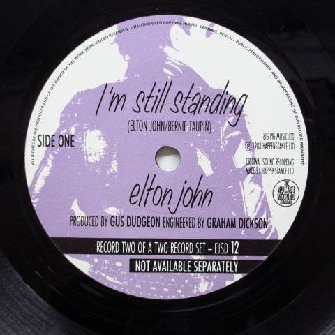 ELTON JOHN (エルトン・ジョン) - Heartache All Over The World (UK Limited 2 x 45)