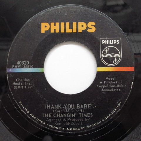 CHANGIN' TIMES (チェンジン・タイムス) - Pied Piper / Thank You Babe (Orig)
