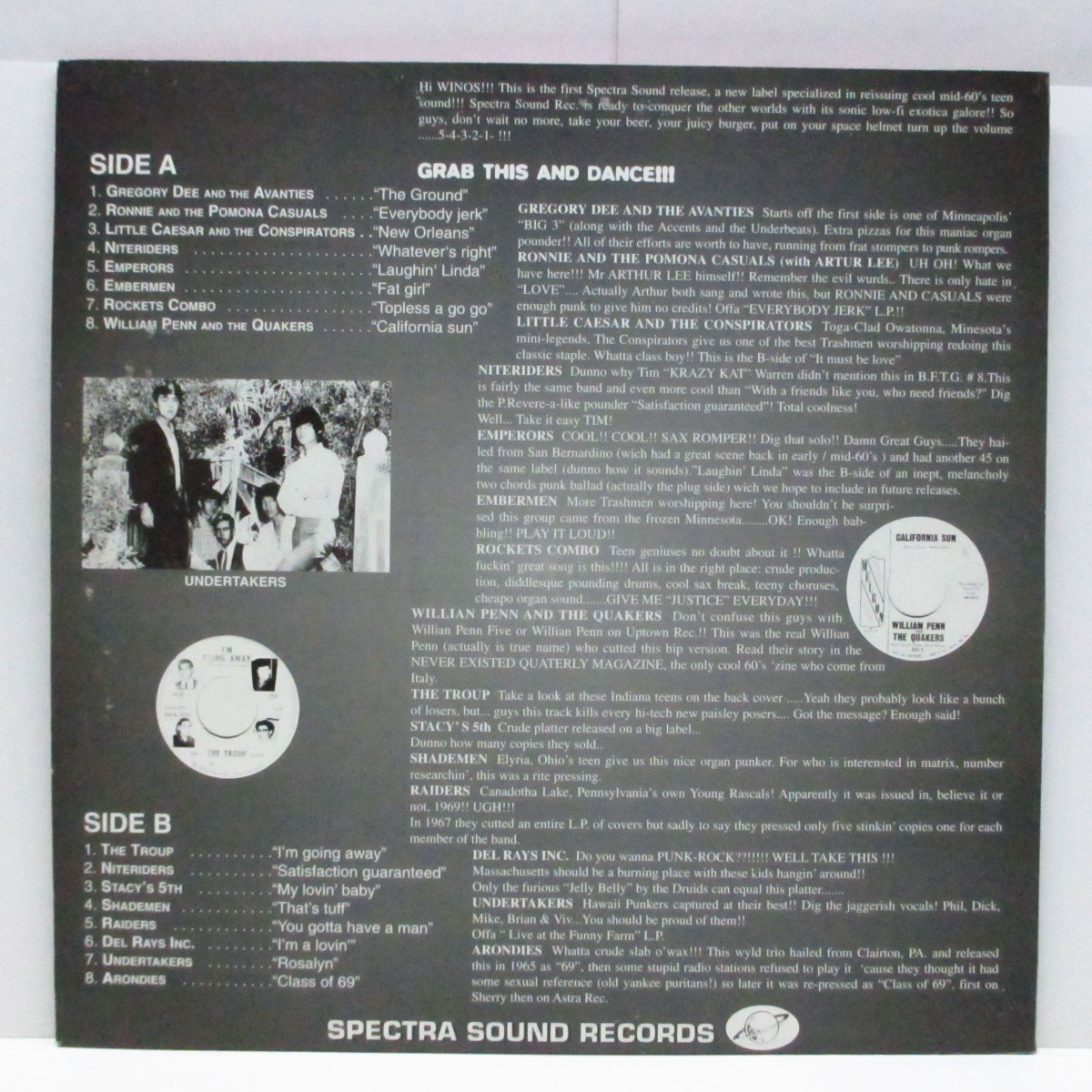 V.A. - Grab This And Dance!! (Italy Unofficial LP)