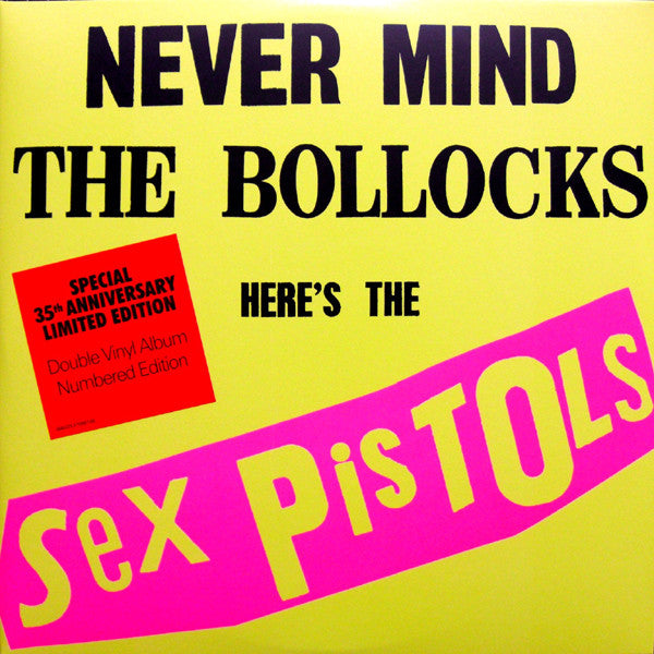 SEX PISTOLS (セックス・ピストルズ) - Never Mind The Bollocks (EU 35th Anniversary 5000 Ltd.Reissue 180g Black Vinyl 2xLP/Number GS/New 廃盤)