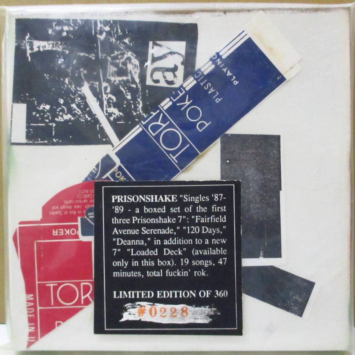 PRISONSHAKE (プリズンシェイク) - Singles '87-'89 (US 360 Ltd.4x7" Numbered Box Set)