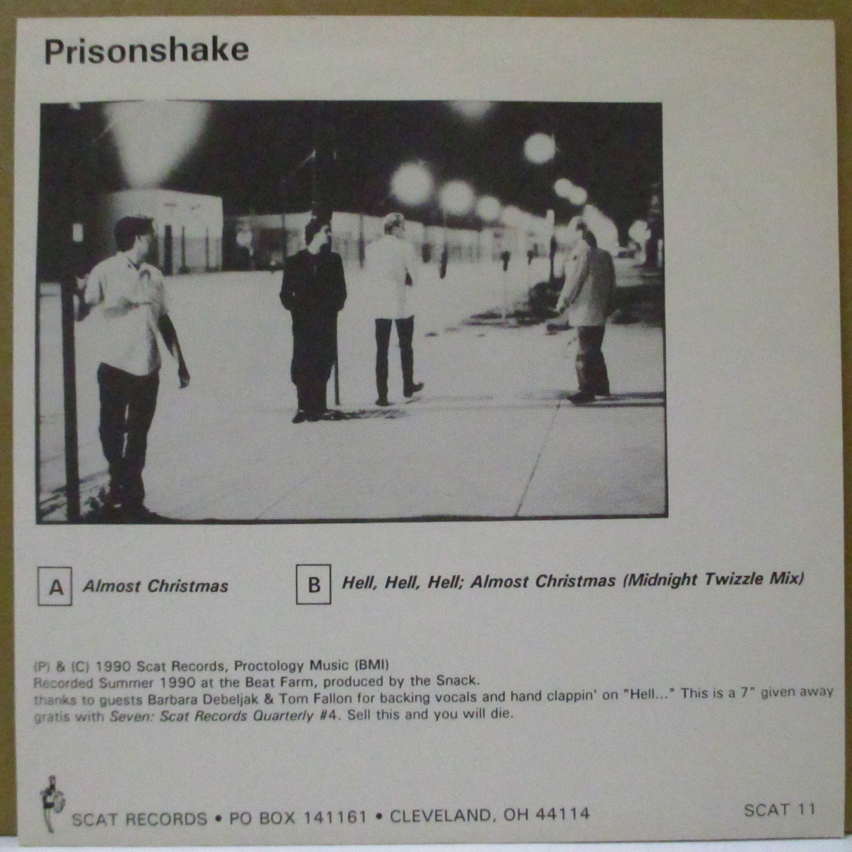 PRISONSHAKE (プリズンシェイク) - Almost Christmas +2 (US Orig.7")