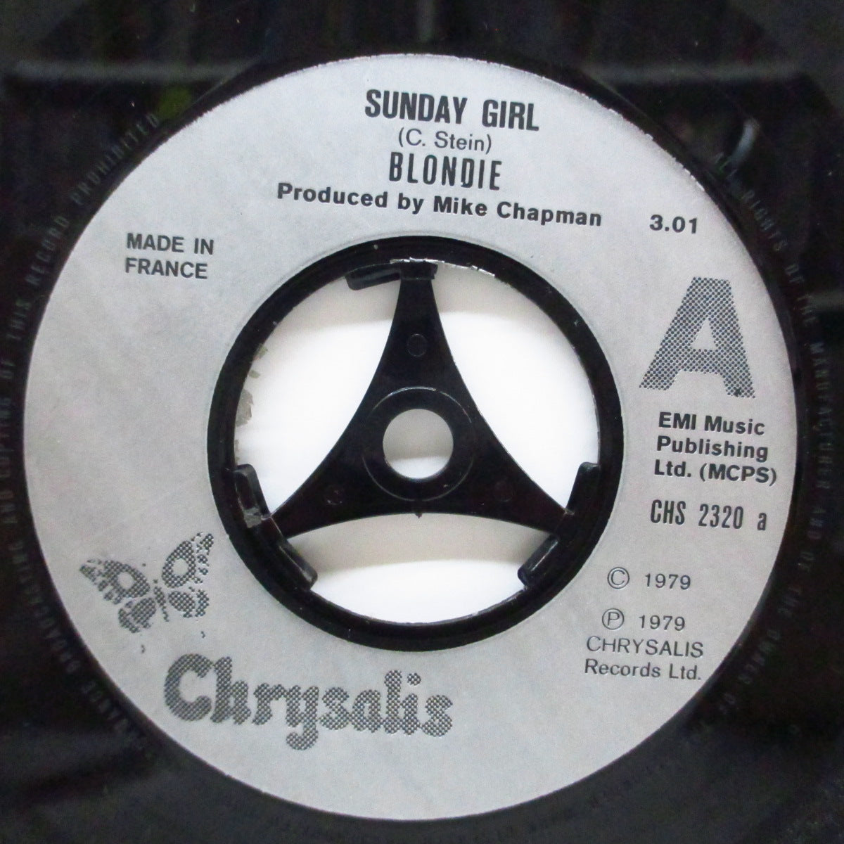 BLONDIE (ブロンディ) - Sunday Girl (UK オリジナル「シルバーラベ」7"+PS/フレンチプレス)