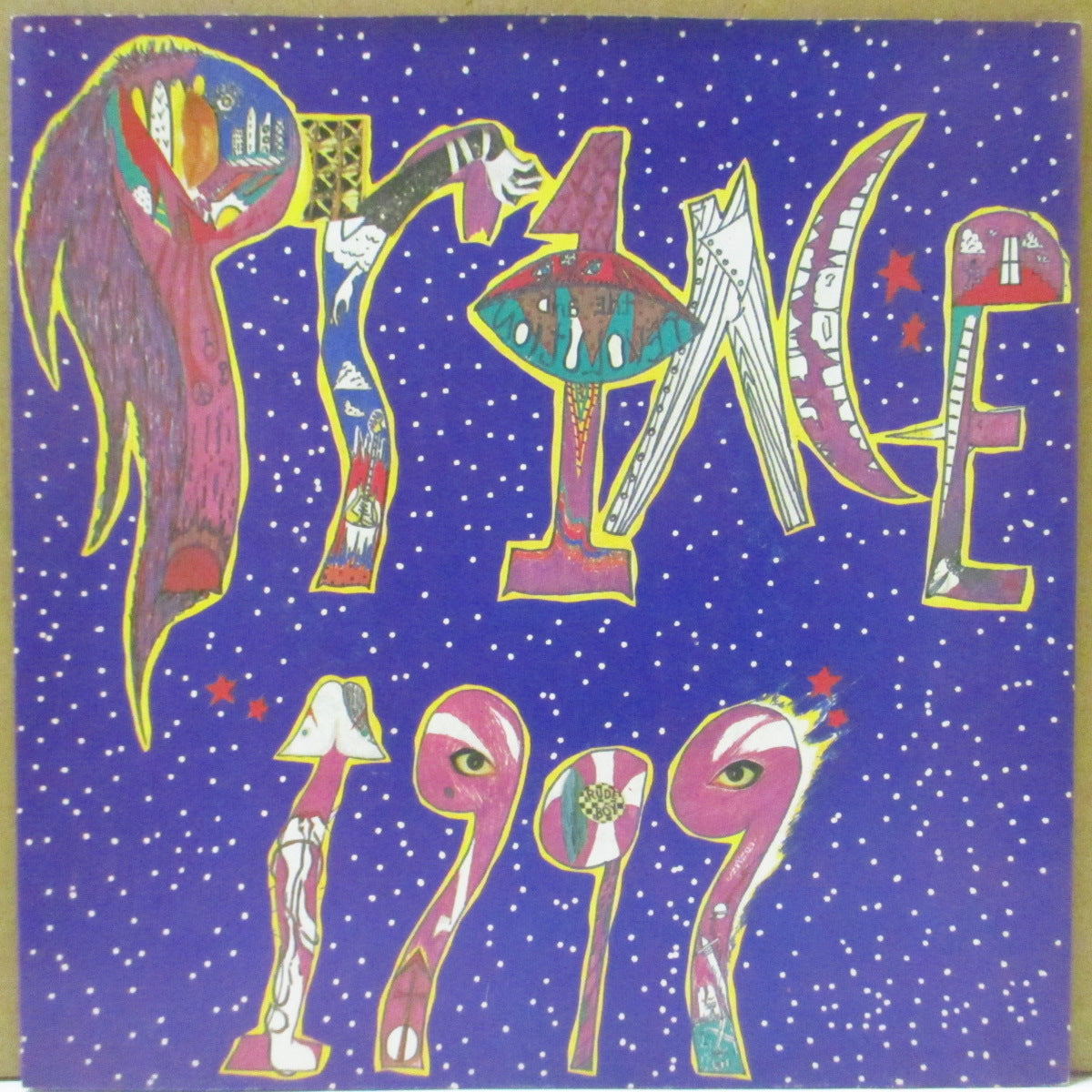 PRINCE (プリンス) - 1999 / Little Red Corvette (UK '84 再発ペーパーラベ 7"+マット固紙ジャケ)