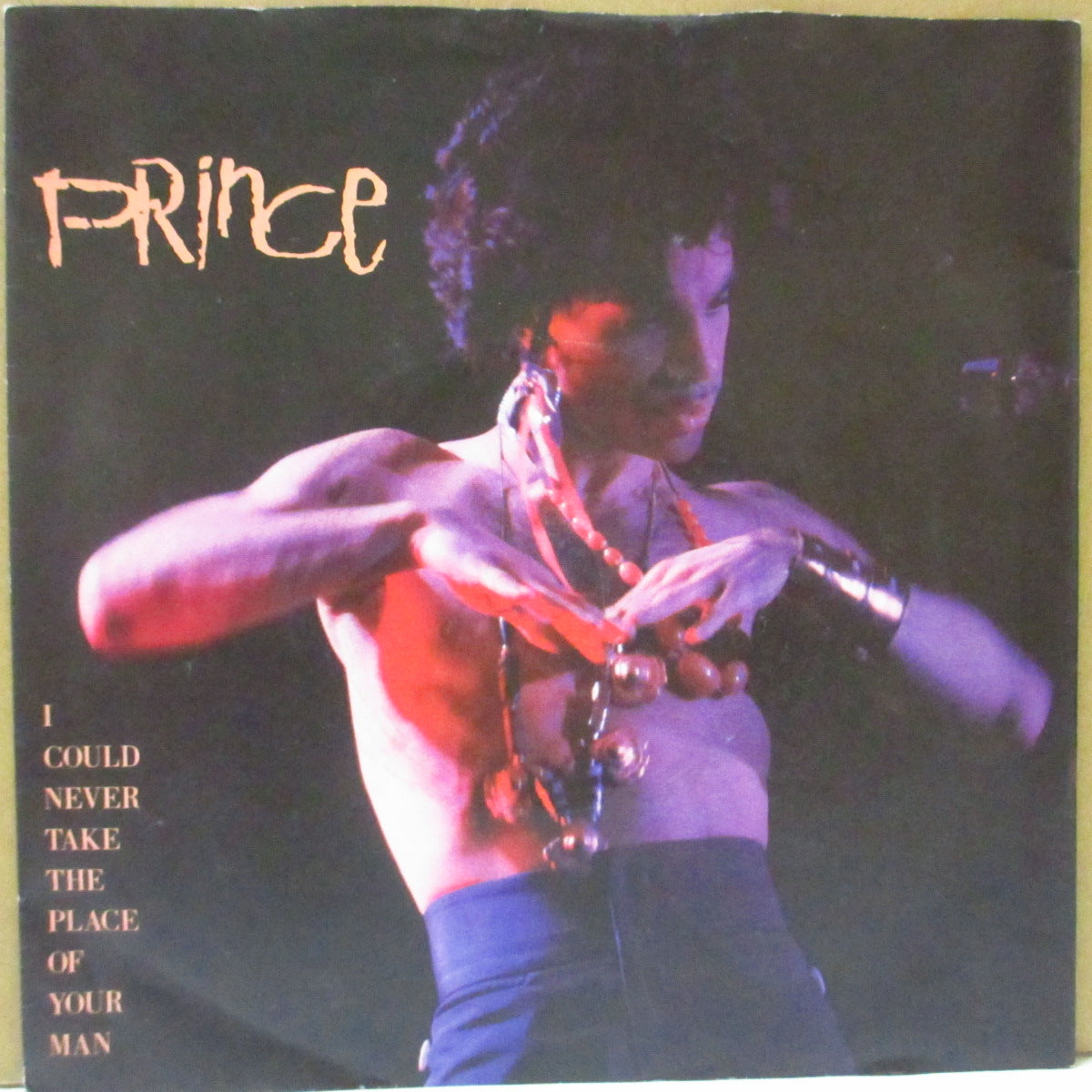 PRINCE (プリンス) - I Could Never Take The Place Of Your Man (UK オリジナル・ブレープラスチックラベ 7"+マット・ソフト紙ジャケ)