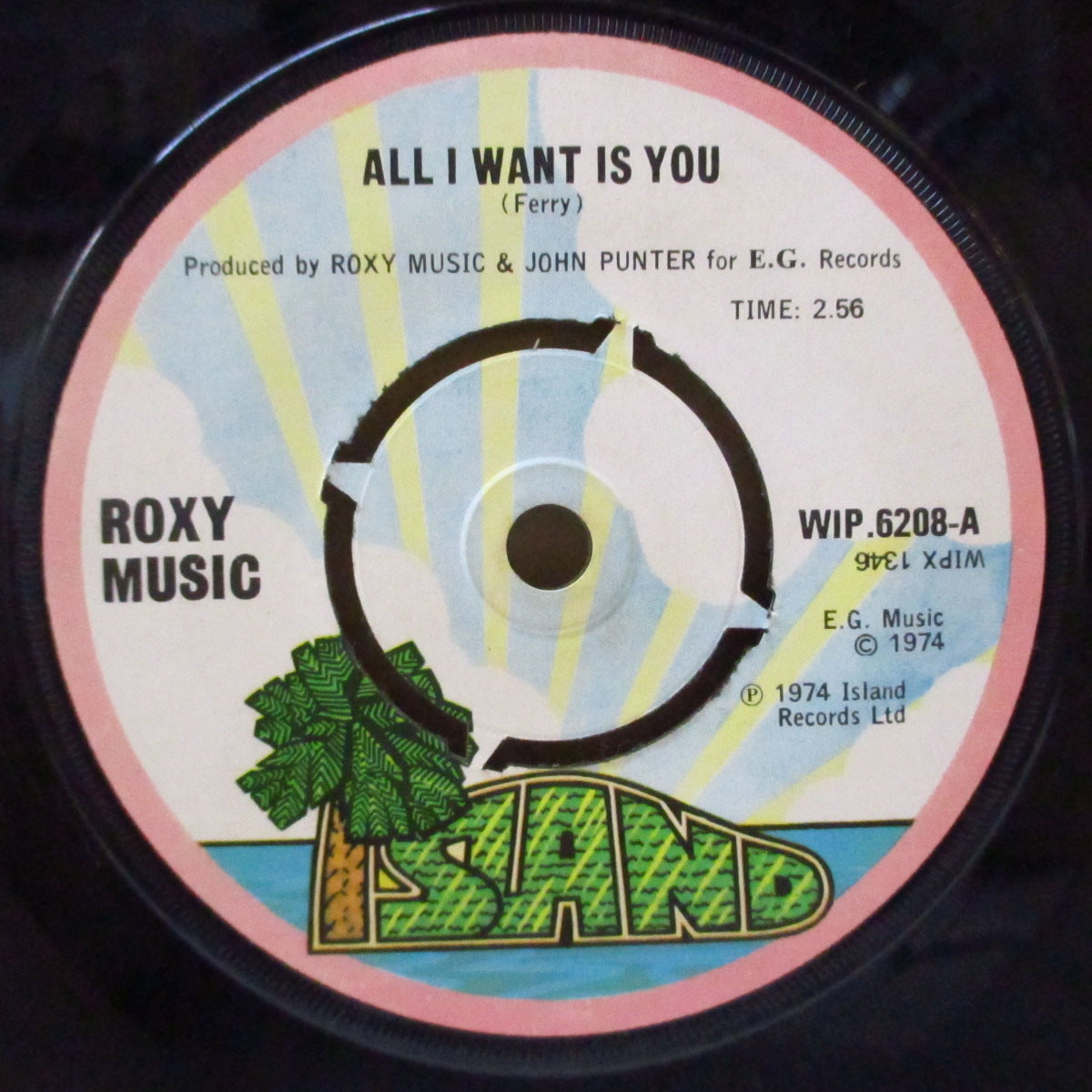ROXY MUSIC (ロキシー・ミュージック) - All I Want Is You (UK オリジナル 7"+プレーン・ダイカットスリーブ)