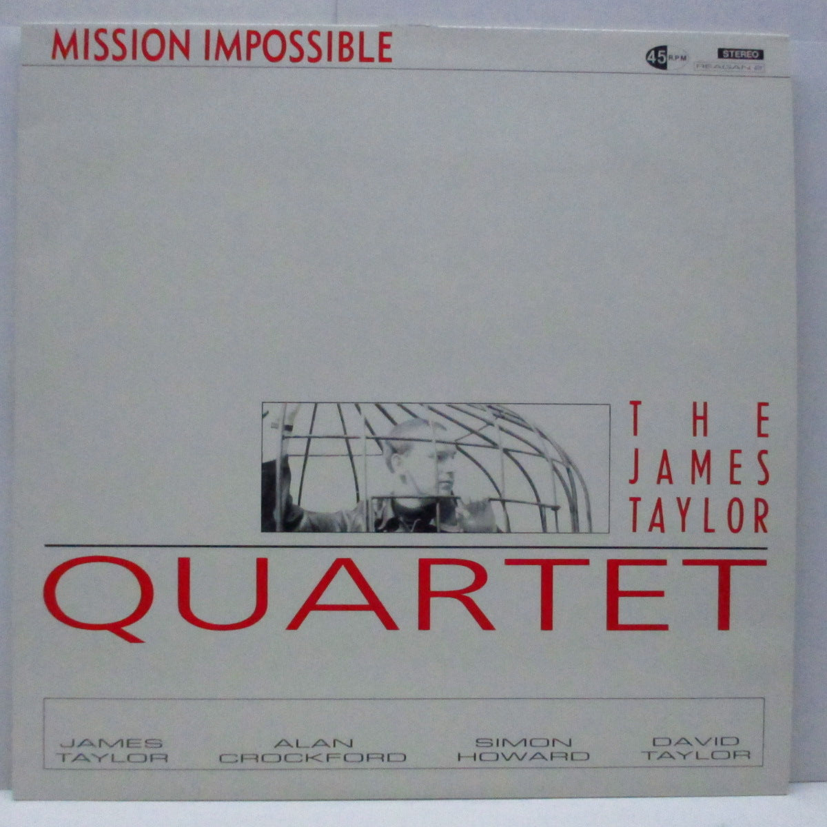 JAMES TAYLOR QUARTET (ジェームス・テイラー・クァルテット) - Mission Impossible (UK オリジナル LP/ニクソン・ラベル)