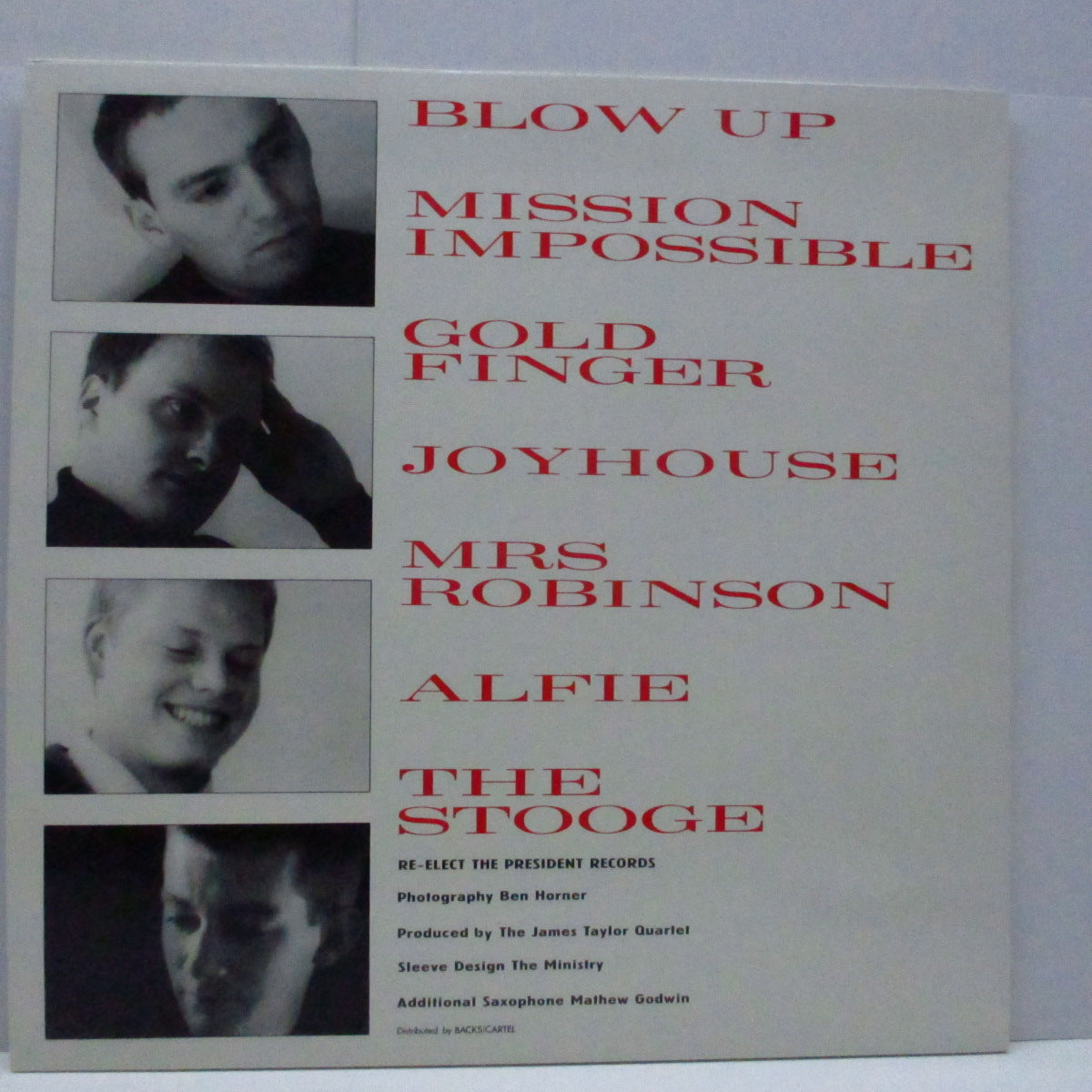 JAMES TAYLOR QUARTET (ジェームス・テイラー・クァルテット) - Mission Impossible (UK オリジナル LP/ニクソン・ラベル)