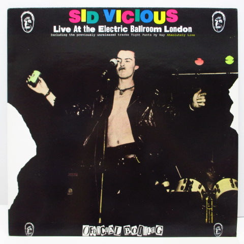 SID VICIOUS (シド・ヴィシャス) - Live At The Electric Ballroom London (UK Orig