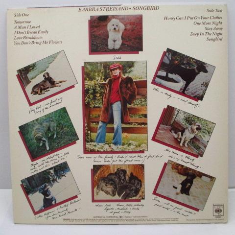 BARBRA STREISAND (バーブラ・ストライサンド) - Songbird (UK Orig.LP+Inner)