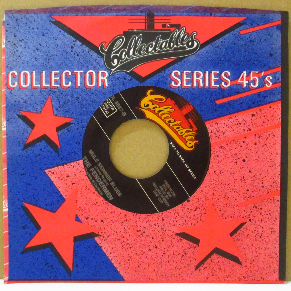 OLYMPICS / FENDERMEN (オリンピックス / フェンダーメン) - Western Movies / Mule Skinner Blues (US 80's Reissue 7"+CS)