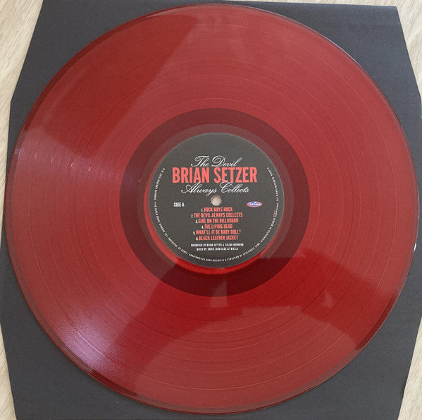 BRIAN SETZER (ブライアン・セッツァー) - The Devil Always Collects (EU 限定リリース・クリアレッドヴァイナル LP/NEW)