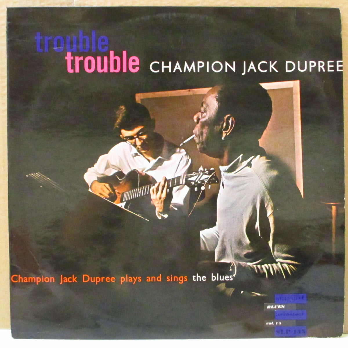 CHAMPION JACK DUPREE (チャンピオン・ジャック・デュプリー) - Trouble Trouble (Denmark-German Orig.LP/CFS)