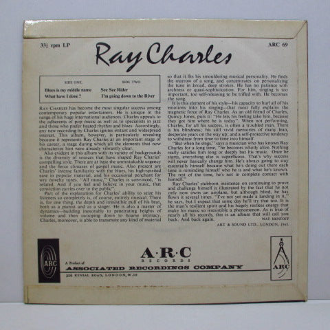 RAY CHARLES - Blues Is My Middle Name +3 (UK EP)