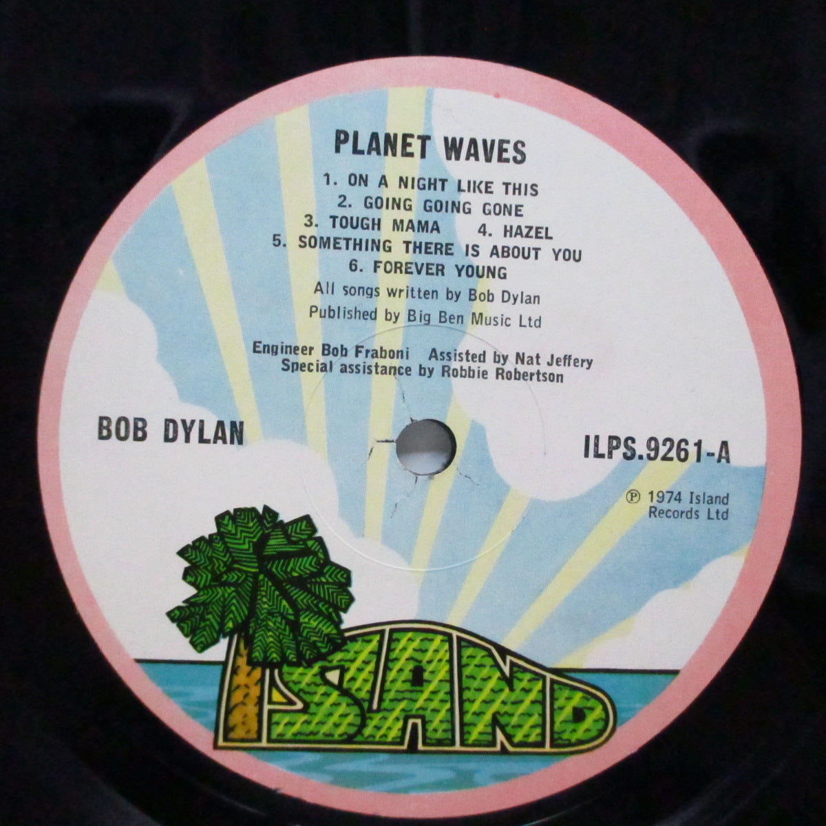 BOB DYLAN (ボブ・ディラン) - Planet Waves (UK オリジナル LP+アウターシート)