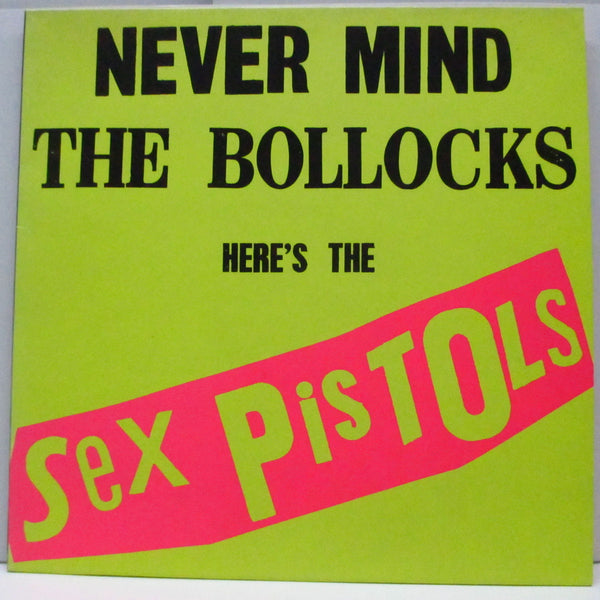 SEX PISTOLS (セックス・ピストルズ)  - Never Mind The Bollocks (UK 70's 再発 #V2086「緑/赤ラベ」LP/ 「ミスプリント」マットジャケ)