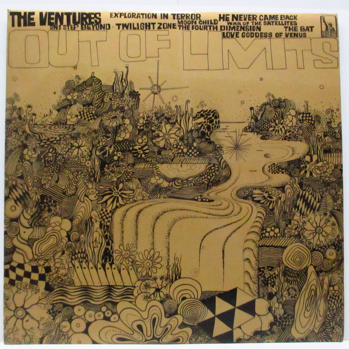 VENTURES (ベンチャーズ) - Out Of Limits (UK 60's 再発「モノラル」LP/CS)