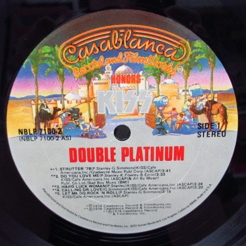 KISS (キッス) - Double Platinum (US Orig.2xLP/No Insert)