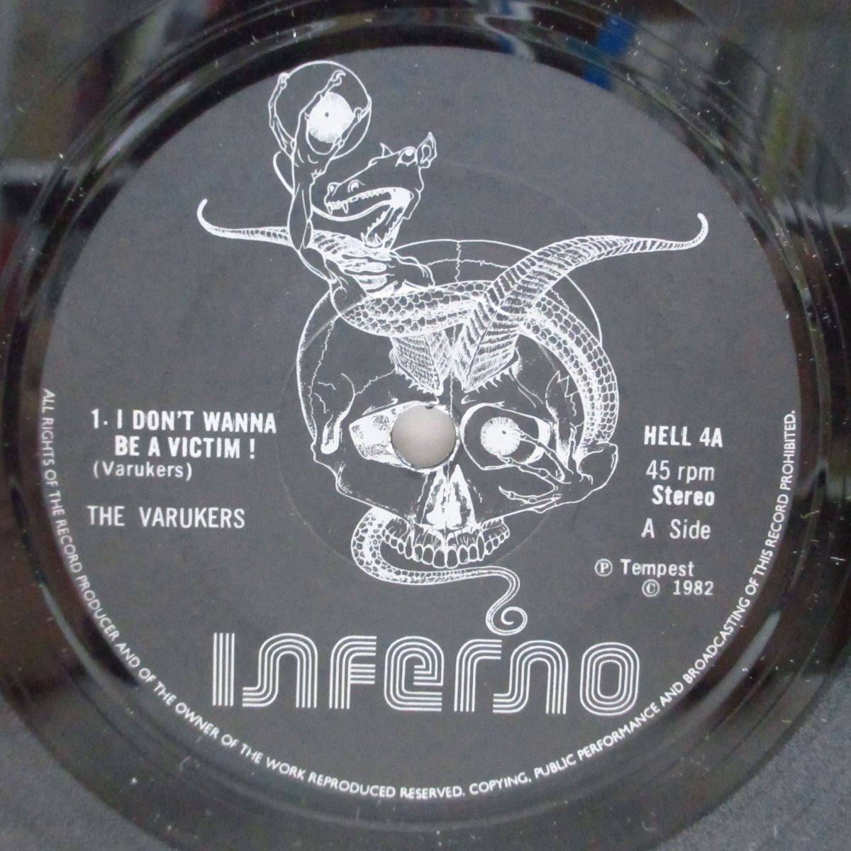 VARUKERS, THE (ザ・ヴァルカーズ) - I Don't Wanna Be A Victim! (UK Orig.7")