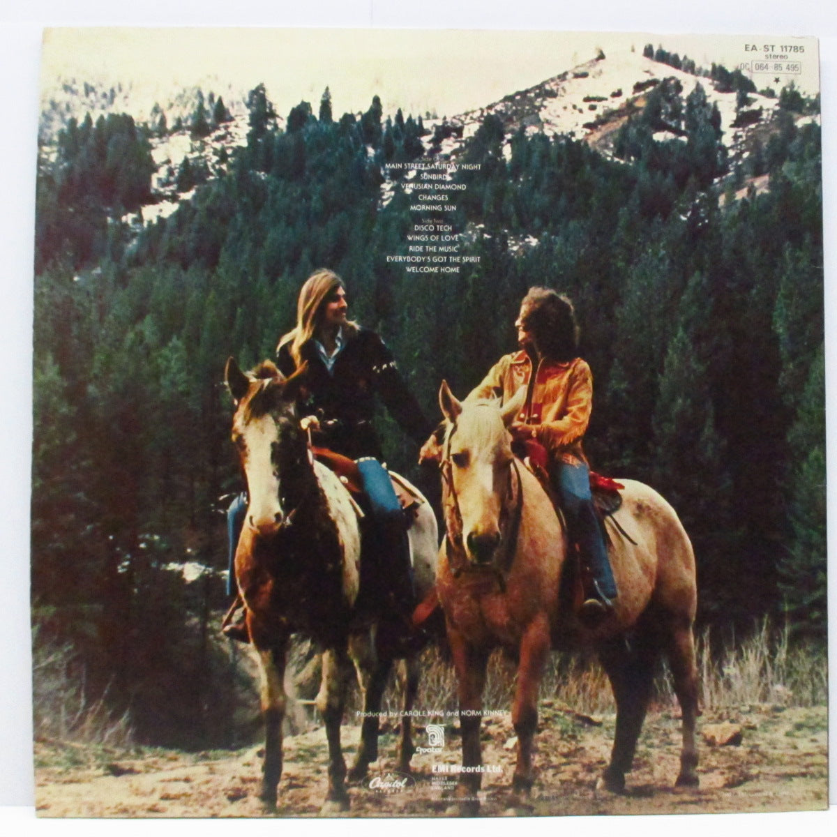 CAROLE KING (キャロル・キング) - Welcome Home (UK オリジナル LP+インナー)