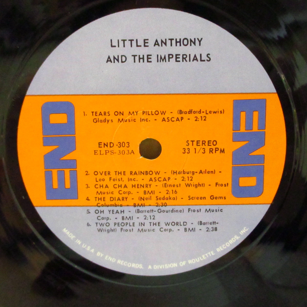 LITTLE ANTHONY & THE IMPERIALS (リトル・アンソニー & ザ・インペリアルズ) - We Are The Imperials (US 70's End Reissue Flexi Vinyl Stereo LP)